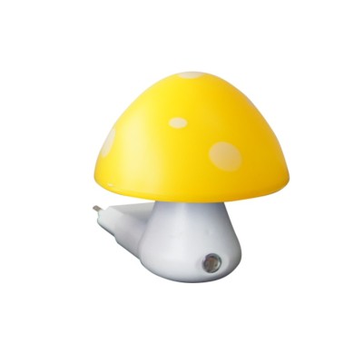 LED NIGHT LIGHT YELLOW MUSHROOM DAY-NIGHT 0,4W 6400K