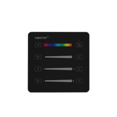 ΤΗΛΕΧΕΙΡΙΣΤΗΡΙΟ B6 SPI ΓΙΑ LED ΤΑΙΝΙΑ ACA A-B6-B ΜΑΥΡΟ IP20