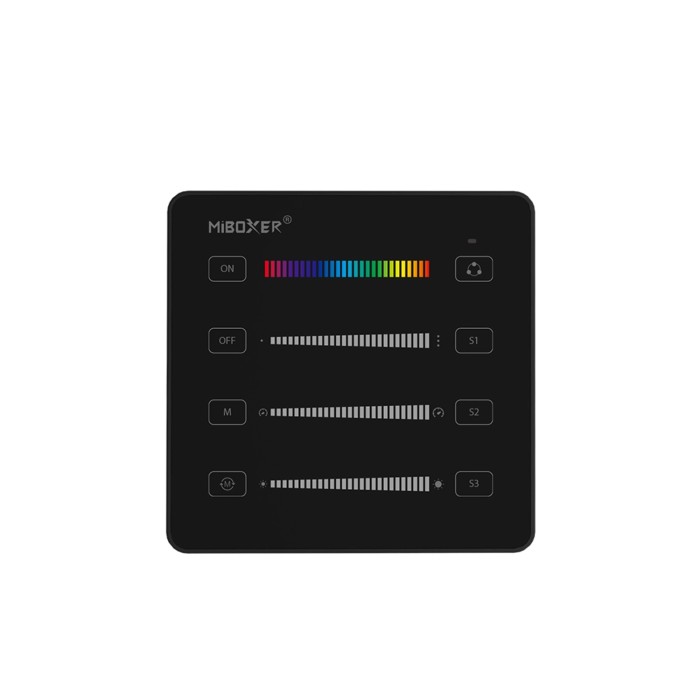 ΤΗΛΕΧΕΙΡΙΣΤΗΡΙΟ B6 SPI ΓΙΑ LED ΤΑΙΝΙΑ ACA A-B6-B ΜΑΥΡΟ IP20