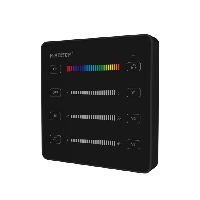 ΤΗΛΕΧΕΙΡΙΣΤΗΡΙΟ B6 SPI ΓΙΑ LED ΤΑΙΝΙΑ ACA A-B6-B ΜΑΥΡΟ IP20