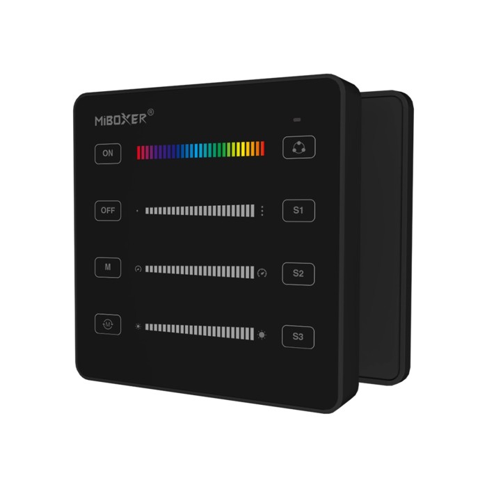 ΤΗΛΕΧΕΙΡΙΣΤΗΡΙΟ B6 SPI ΓΙΑ LED ΤΑΙΝΙΑ ACA A-B6-B ΜΑΥΡΟ IP20