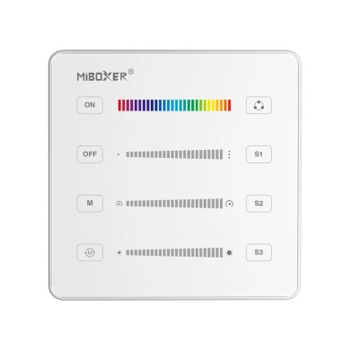 ΤΗΛΕΧΕΙΡΙΣΤΗΡΙΟ B6 SPI ΓΙΑ LED ΤΑΙΝΙΑ ACA A-B6-W ΛΕΥΚΟ IP20