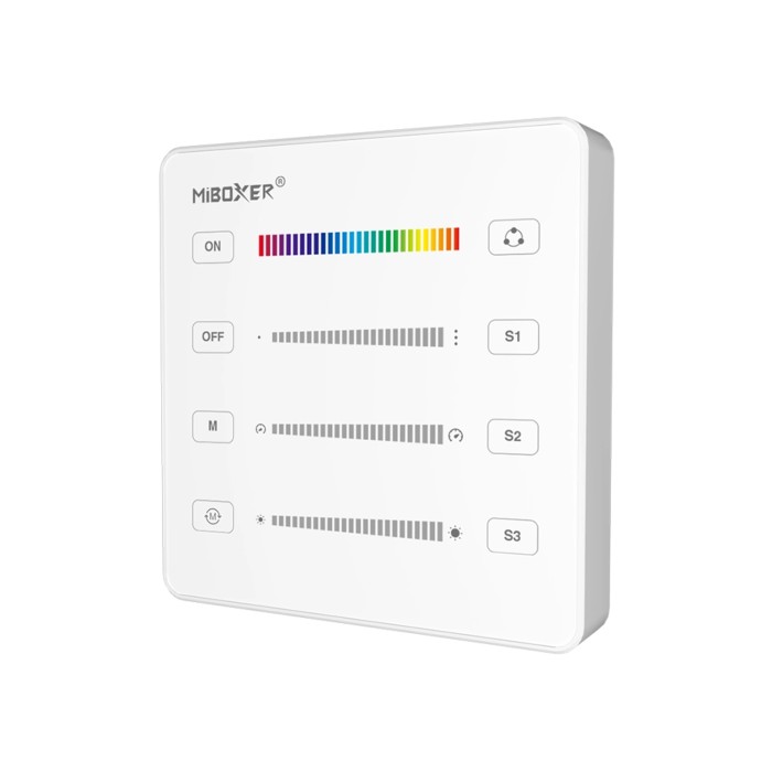 ΤΗΛΕΧΕΙΡΙΣΤΗΡΙΟ B6 SPI ΓΙΑ LED ΤΑΙΝΙΑ ACA A-B6-W ΛΕΥΚΟ IP20