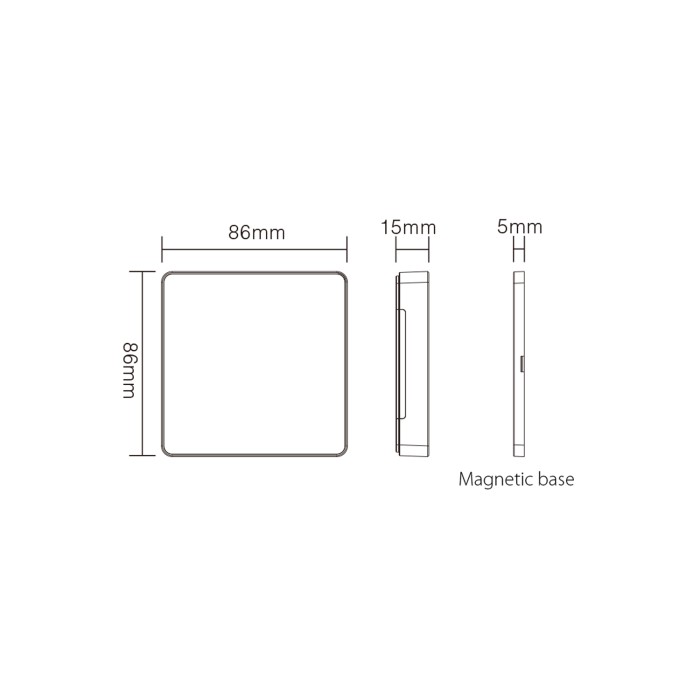 ΤΗΛΕΧΕΙΡΙΣΤΗΡΙΟ B6 SPI ΓΙΑ LED ΤΑΙΝΙΑ ACA A-B6-W ΛΕΥΚΟ IP20