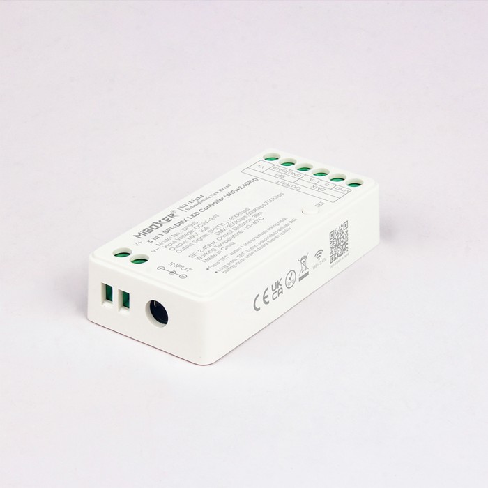 ΕΛΕΓΚΤΗΣ LED 5 ΣΕ 1 SPI DMX WIFI 2.4G ACA A-SPIW5 IP20