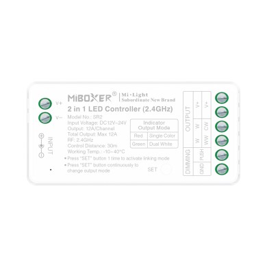 ΕΛΕΓΚΤΗΣ LED 2 ΣΕ 1 2.4G ACA A-SR2 IP20