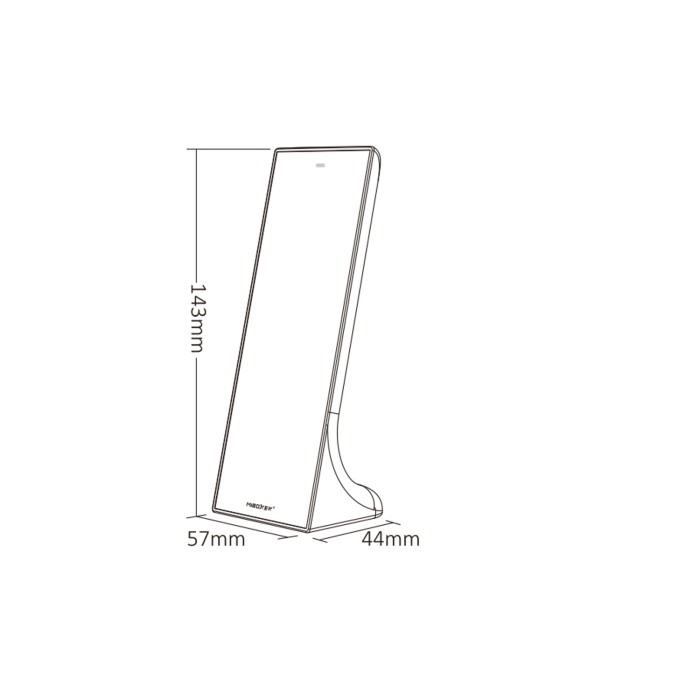 ΚΑΘΕΤΟ ΤΗΛΕΧΕΙΡΙΣΤΗΡΙΟ LED RGB+CCT 2.4GHZ ACA A-Y3-W ΛΕΥΚΟ IP20