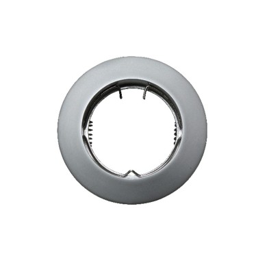 ΣΠΟΤ ΧΩΝΕΥΤΟ ΣΤΡΟΓΓΥΛΟ ΑΣΗΜΙ ΠΕΡΛΕ ΣΥΜΒΑΤΙΚΟ 1xGU10 IP20 Φ75mm