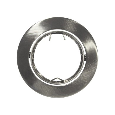 ΣΠΟΤ ΧΩΝΕΥΤΟ ΚΙΝΗΤΟ ΣΤΡΟΓΓΥΛΟ ΝΙΚΕΛ ΜΑΤ ΣΥΜΒΑΤΙΚΟ 1xGU10 IP20 Φ81mm