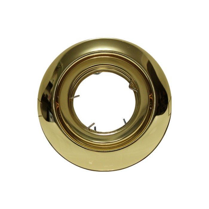 ΣΠΟΤ ΧΩΝΕΥΤΟ ΚΙΝΗΤΟ ΣΤΡΟΓΓΥΛΟ ΑΤΣΑΛΙ ΧΡΥΣΟ ΣΥΜΒΑΤΙΚΟ 1xGU10 IP20 Φ103mm