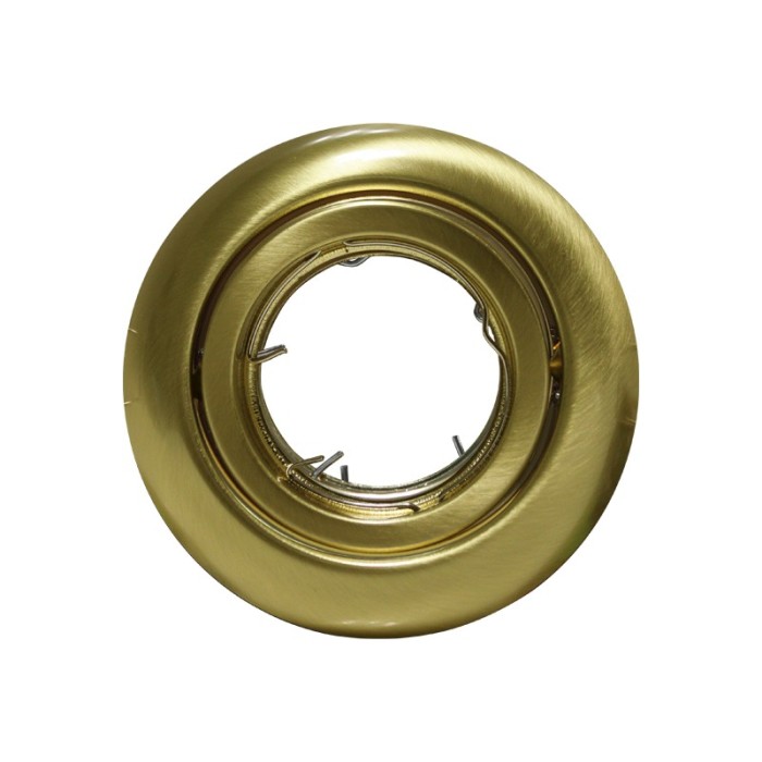 ΣΠΟΤ ΧΩΝΕΥΤΟ ΚΙΝΗΤΟ ΣΤΡΟΓΓΥΛΟ ΑΤΣΑΛΙ ΧΡΥΣΟ ΜΑΤ ΣΥΜΒΑΤΙΚΟ 1xGU10 IP20 Φ103mm