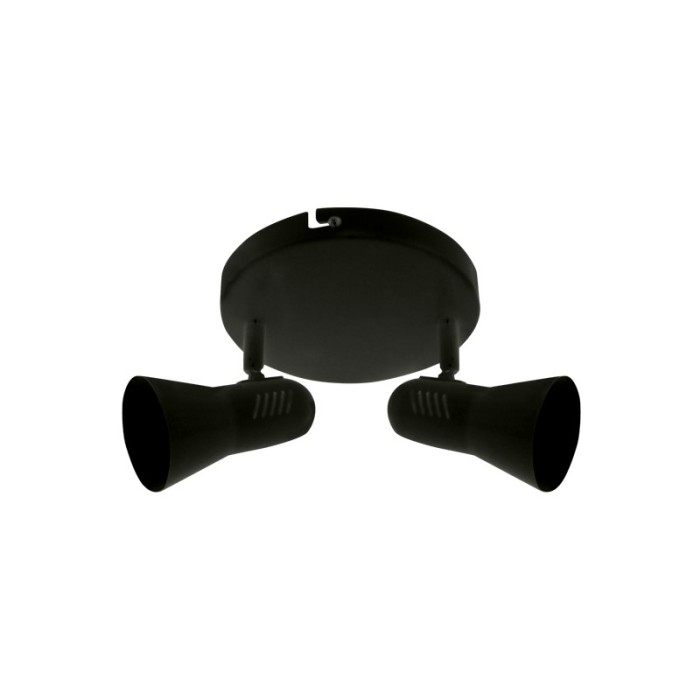 ΣΠΟΤ ΕΞΩΤ R63 2Φ Νο97 ΜΑΥΡΟ