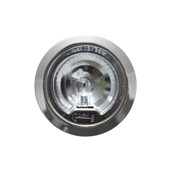 ΣΠΟΤ ΕΠΙΠΛΟΥ ΧΩΝΕΥΤΟ ΣΤΡΟΓΓΥΛΟ ΑΣΤΑΛΙ ΝΙΚΕΛ ΣΥΜΒΑΤΙΚΟ 1xG4  IP20 Φ72x15mm