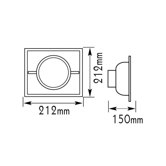  ΣΠΟΤ ΧΩΝ/ΤΟ G12 150W 1Φ ΧΩΡ.ΣΥΣ.ΕΝΑΥΣΗΣ