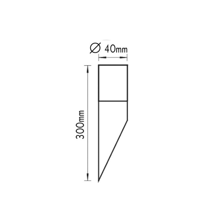 Wall lamp with glass E14