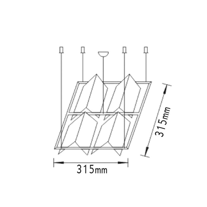  ΚΡΕΜΑΣΤΟ ΤΕΤΡΑ/ΝΟ G9 4Χ50W