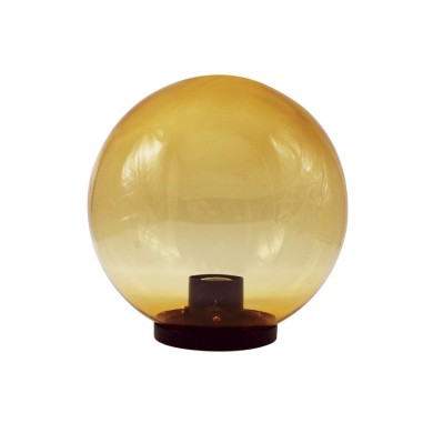 SPHERE AMBER Φ30 ACRYLIC WITH FITTER BASE