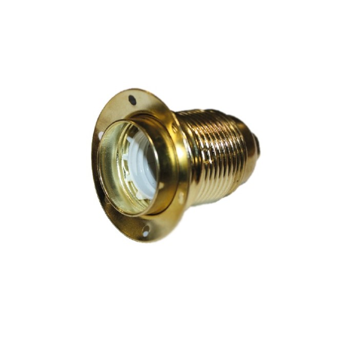 LAMPHOLDER METALLIC E27 2 RINGS COPPER