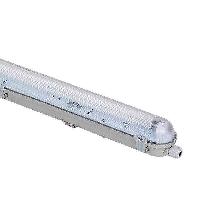 EMPTY IP65 LUMINAIRE FOR 1X1500mm T8 G13 LAMP 2-SIDE