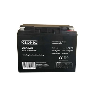 BATTERY AGM VRLA 12V 20AH/20HR (M5 terminal)