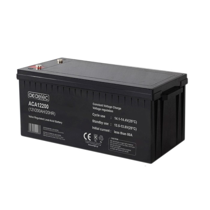 BATTERY AGM VRLA 12V 200AH/20HR (M8 terminal)