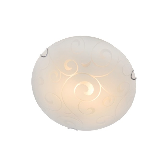 CEILING LAMP D40CM 3XE27 GLASS CHAPLIN