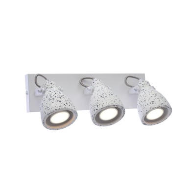 NETTO WALL MOUNTED LIGHTING 3ΧGU10 WHITE TERRAZZO 36X15X18CM DINO
