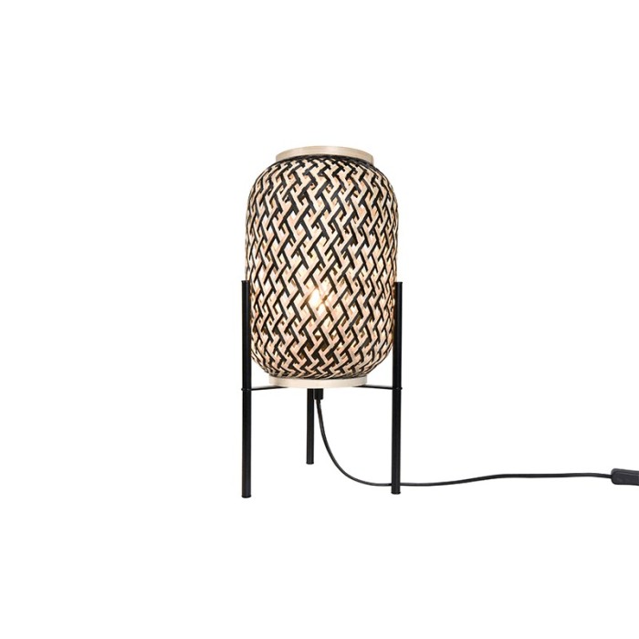 TABLE LIGHTING 1ΧE27 BAMBOO D20XH43CM SAHARA