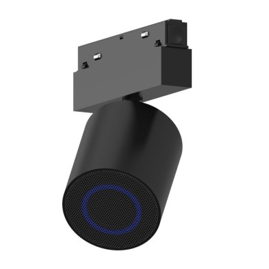 BLUETOOTH SPEAKER 10W FOR MAGNETIC TRACK DC 24V ~ 48V BLACK Φ64*75mm
