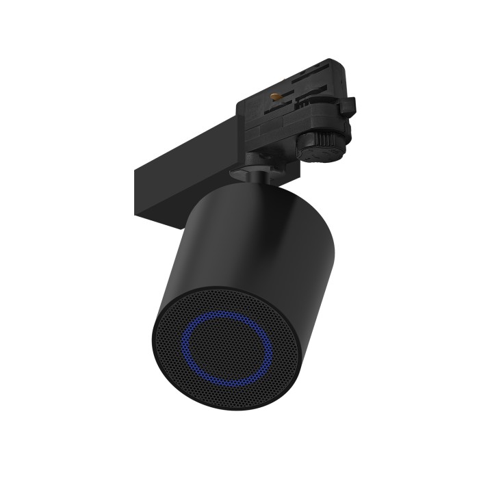 BLUETOOTH SPEAKER 10W FOR TWO-WIRE RAIL 90-265V AC BLACK Φ64*75mm
