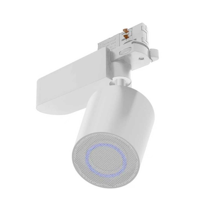 BLUETOOTH SPEAKER 10W FOR FOUR WIRE RAIL 90-265V AC WHITE Φ64*75mm