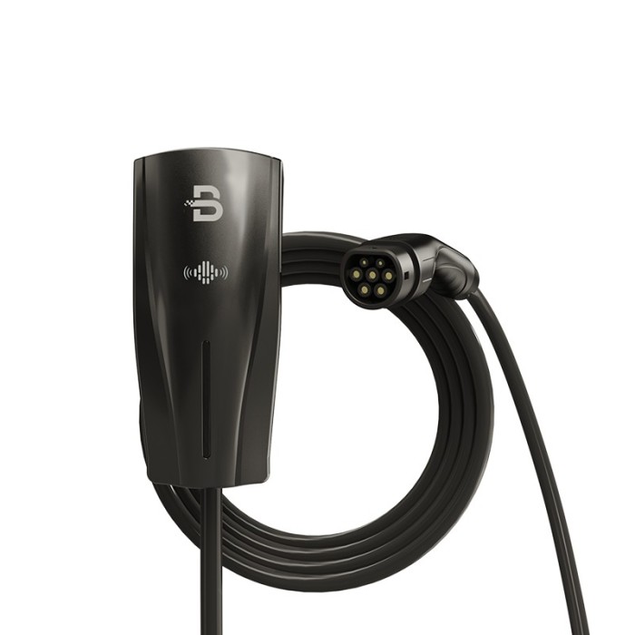 EV CHARGER TYPE 3 1PH 32A 7,4KW WITH 5m TETHERED CABLE TYPE 2

