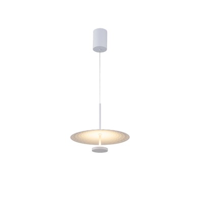 LOFTY- PENDANT LAMP SAND GOLD ALUMINIUM LED SMD 8W 2700Κ 560LM IP20 Φ300x1500mm