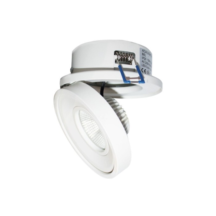 Υ/Κ ΣΠΟΤ ΧΩΝ. ΛΕΥΚΟ ΜΑΤ 10W COBEPISTARLED 6.400K 800LM 0-359 0-