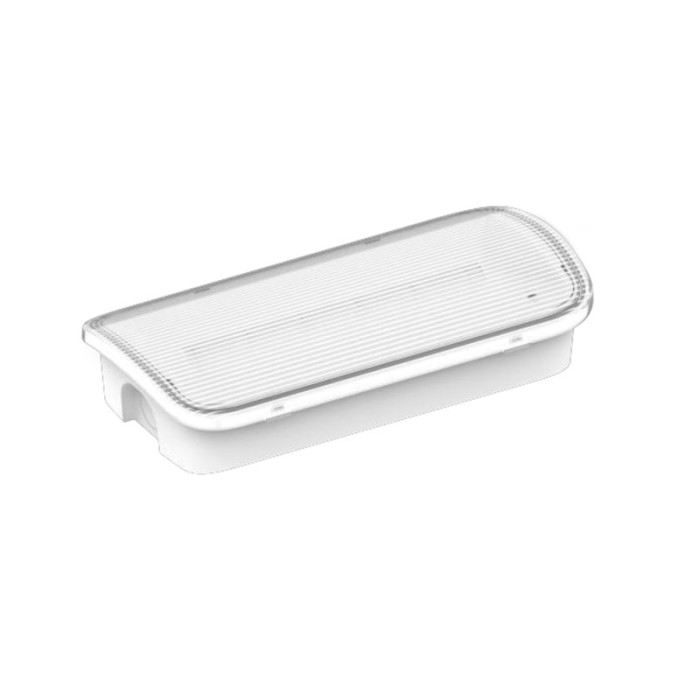 MAINTAINED/NON MAINTAINED EMERGENCY LED IP65 4.5W/1.1W (EP) 3HRS 150LM 6000K 230V AC, WITH TEST BUTTON