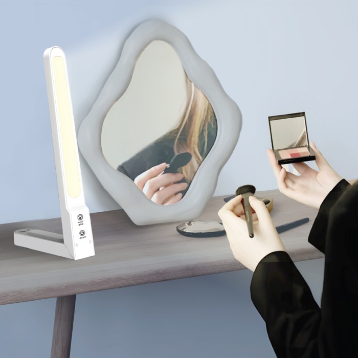DESK LAMP BLACK ALUMINUM + ABS LED SMD 8W 400LM  CCT 3000K-4100K-6300K IP20
