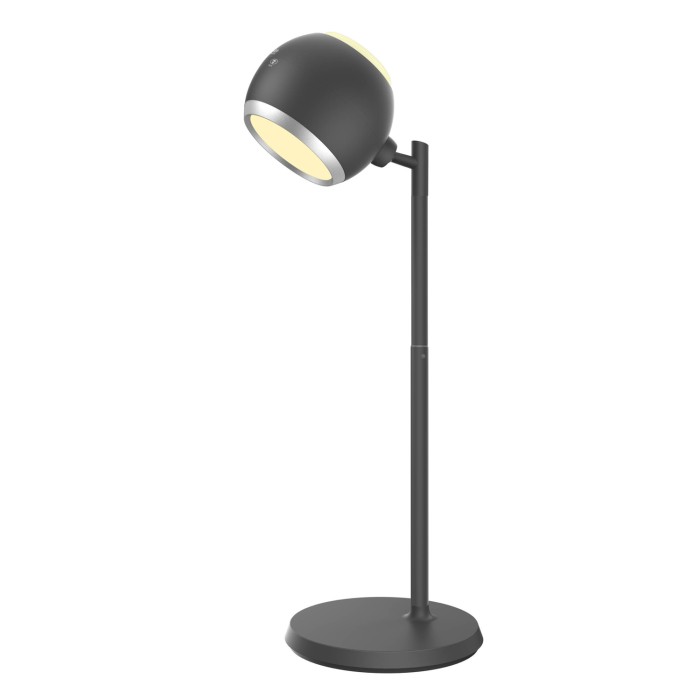 DESK LAMP BLACK ALUMINUM + ABS LED SMD 6W 250LM CCT 3000K-4100K-6300K IP20

