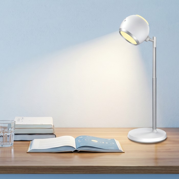 DESK LAMP BLACK ALUMINUM + ABS LED SMD 6W 250LM CCT 3000K-4100K-6300K IP20
