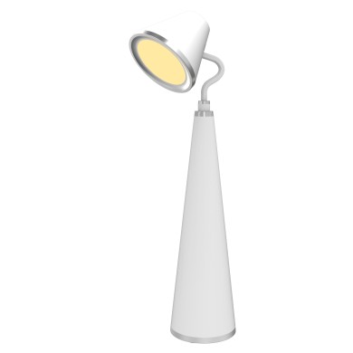 DESK LAMP WHITE ABS LED SMD 6W 300LM  4000Κ IP20
