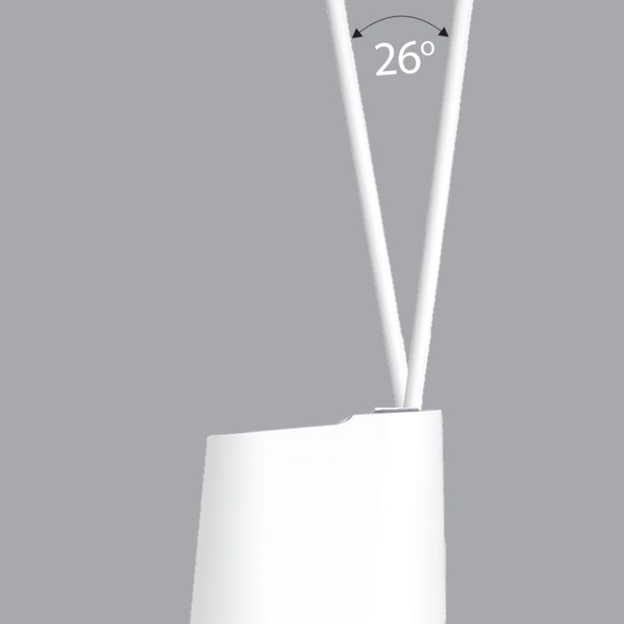 ACA BL1046ULG LED DESK LAMP GREY 8W CCT 3000K/3800K/5700K 300LM



