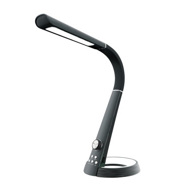 DESK LAMP BLACK ABS LED SMD 8W 450LM CCT 3000K-4300K-6000K IP20
