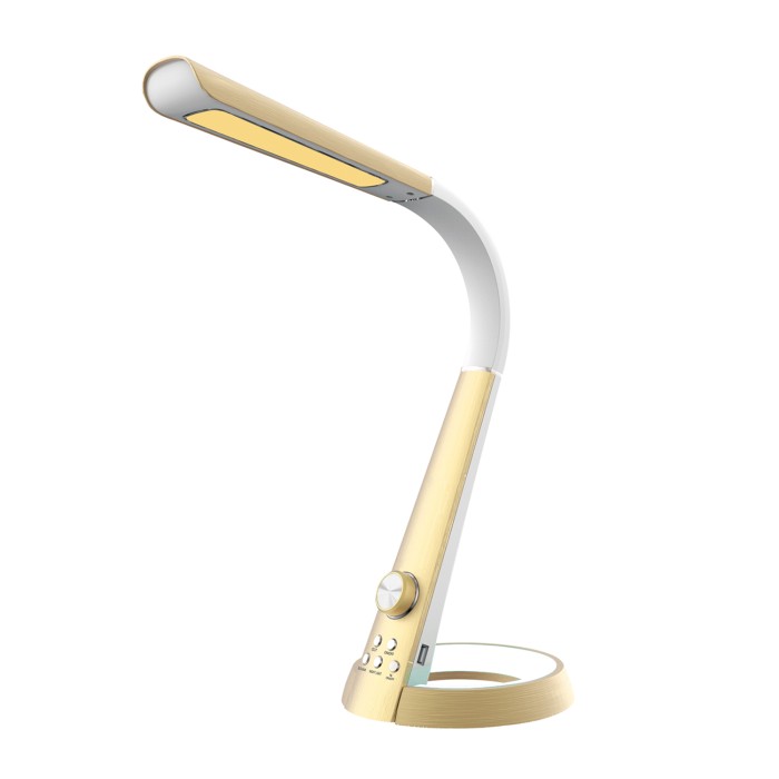 DESK LAMP GOLD ABS LED SMD 8W 450LM CCT 3000K-4300K-6000K IP20
