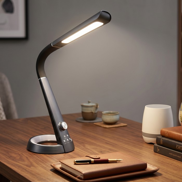 DESK LAMP GOLD ABS LED SMD 8W 450LM CCT 3000K-4300K-6000K IP20
