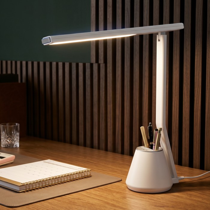 DESK LAMP BLACK ABS LED SMD 7W  450LM CCT 3000K-4300K-6000K IP20

