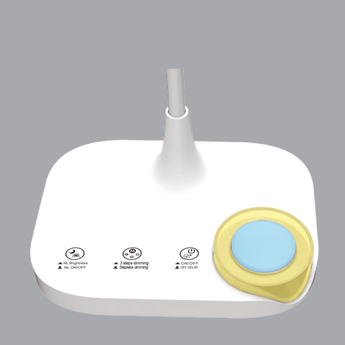 DESK LAMP WHITE ABS+ SILICONE LED SMD 10W 400LM 3800K IP20
