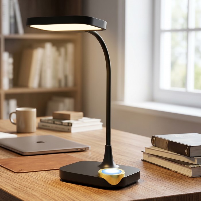 DESK LAMP WHITE ABS+ SILICONE LED SMD 10W 400LM 3800K IP20
