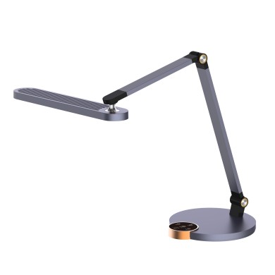 DESK LAMP GREY ALUMINUM + ABS LED SMD 10W  500LM CCT 3000K-4000K-5700K IP20
