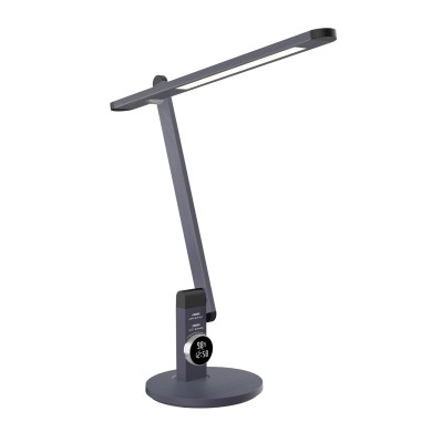 DESK LAMP METALLIC GREY ALUMINUM + ABS LED SMD 12W 560LM CCT 3000K-3800K-5700K IP20
