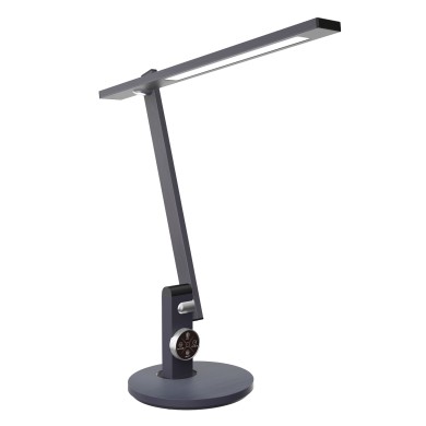 DESK LAMP METALLIC GREY ALUMINUM + ABS LED SMD 12W 500LM CCT 3000K-3800K-5700K IP20
