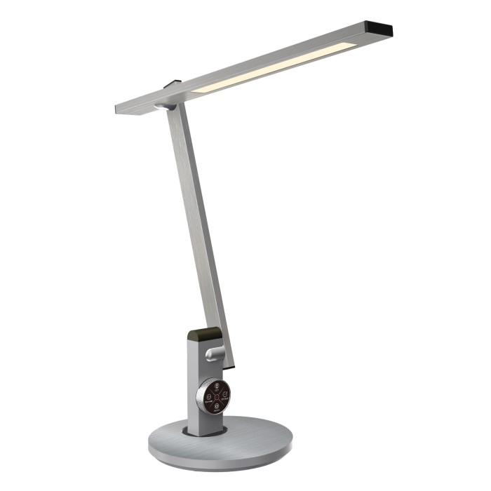 DESK LAMP SILVER ALUMINUM + ABS LED SMD 12W 500LM  CCT 3000K-3800K-5700K IP20

